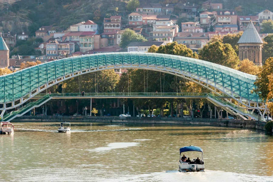 Boat tour in Tbilisi